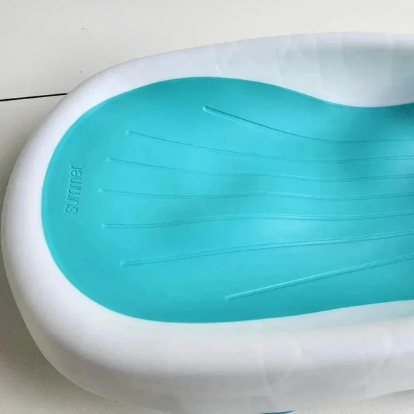 Summer Clean Rinse Baby Bather Bath Tub Infant Support Bathtime Newborn Aqua - Picture 11 of 16